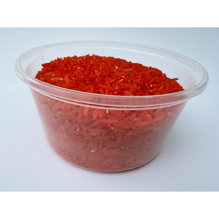 Ryż sensoryczny 200 g (czerwony)