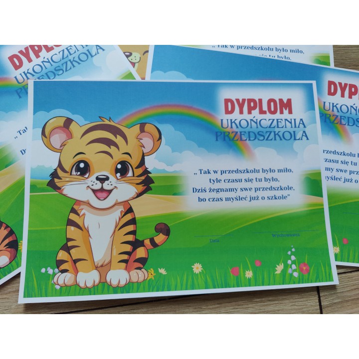 Dyplom ukończenia przedszkola (A4, 1 szt.)
