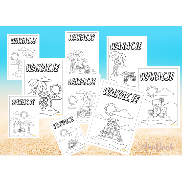 Książeczka wakacyjna - karty pracy PDF (63 strony)