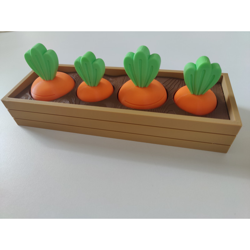 Zestaw Edukacyjny „Marchewkowy Ogródek” – Nauka przez Zabawę Montessori
