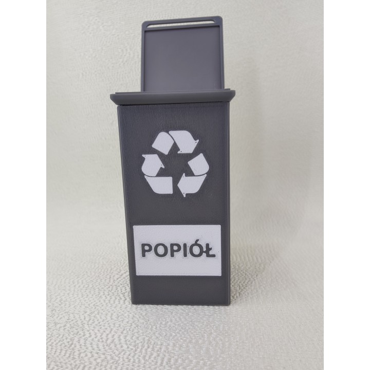 Kosz na popiół (szary, 1 szt.)