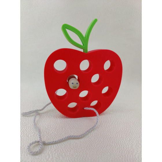 ZESTAW MONTESSORI – OWOCE Z ROBACZKAMI (6 SZT.)