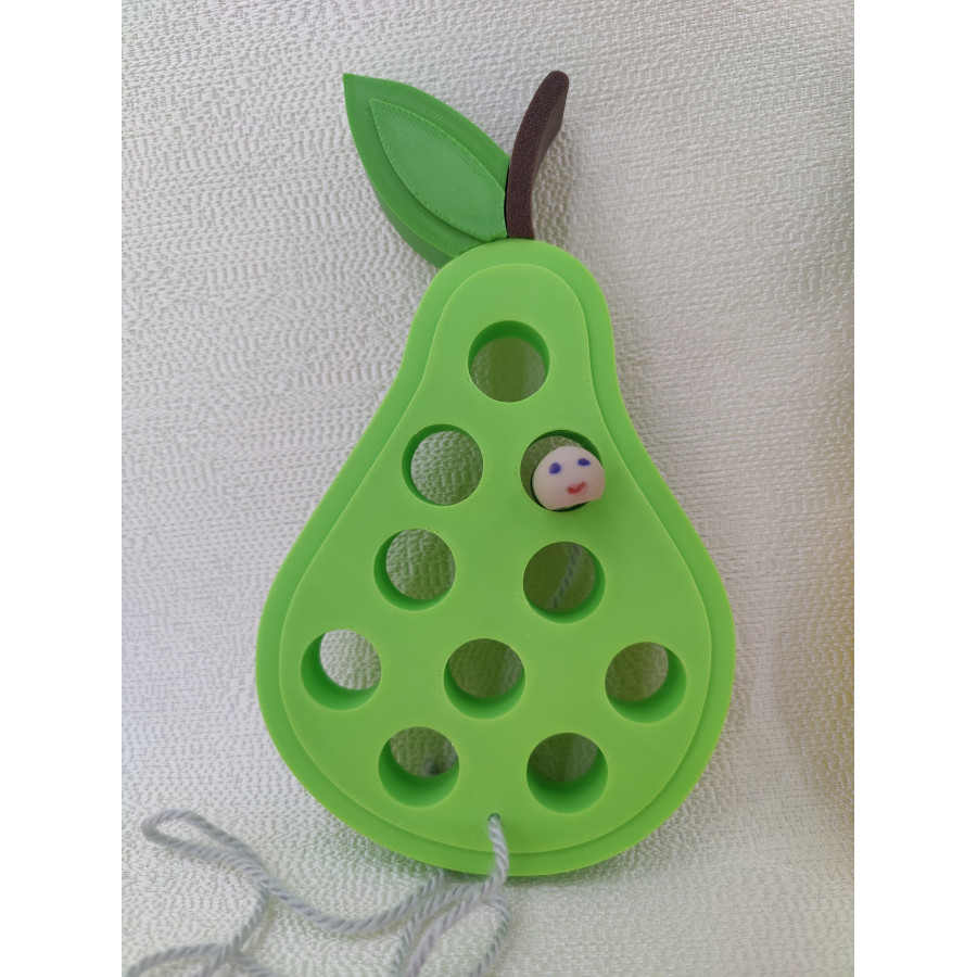 ZESTAW MONTESSORI – OWOCE Z ROBACZKAMI (6 SZT.)