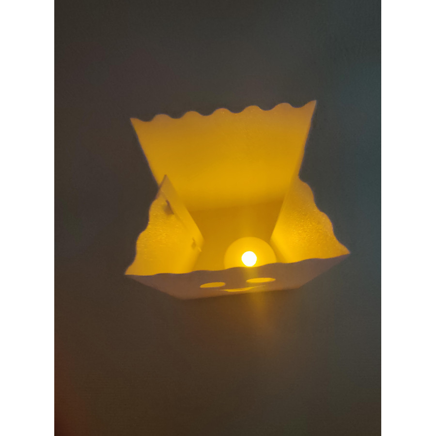 LAMPION BIAŁY duszek