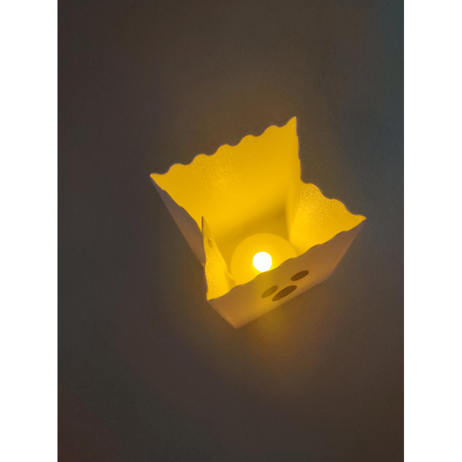 LAMPION BIAŁY emotki