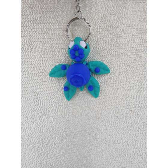 BRELOK ŻÓŁW BLUBERRY  ŻÓŁWIK