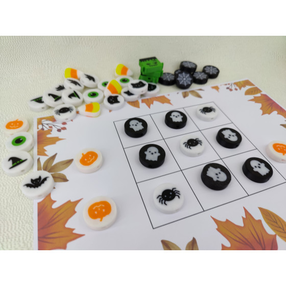 2w1 ZAWIESZKI/ "CUKIERKI"/ HALLOWEEN/ KÓŁKO I KRZYŻYK