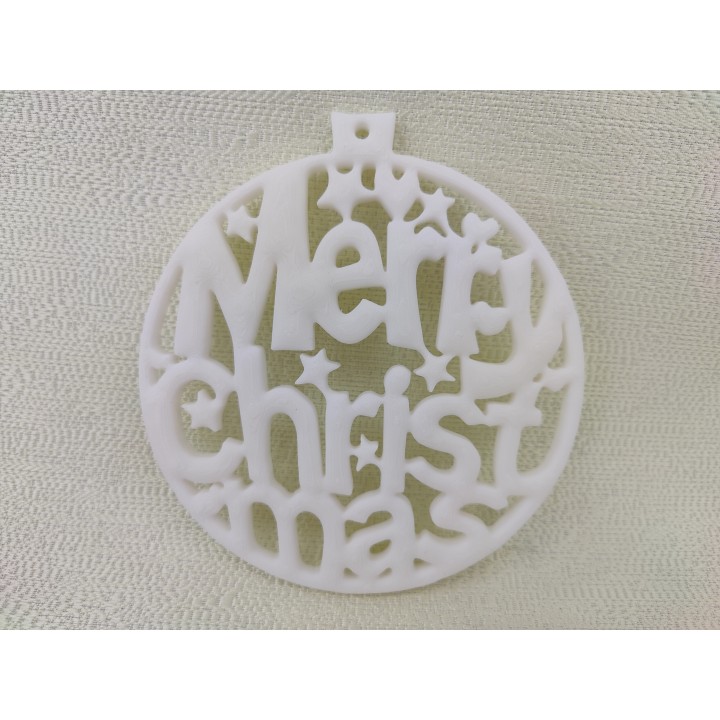 Bombka "Merry Christmas" - zawieszka