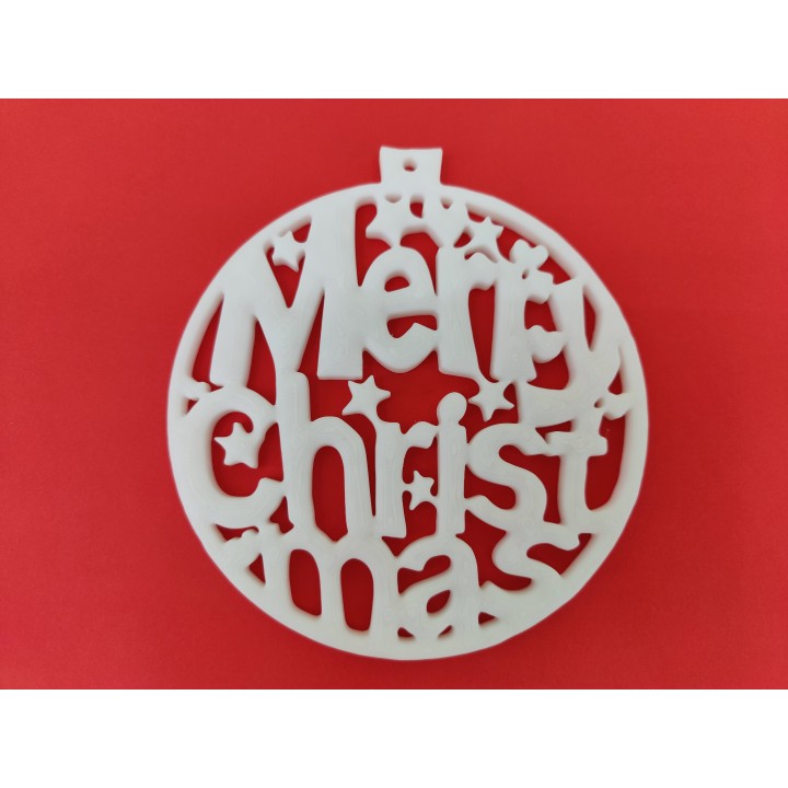 Bombka "Merry Christmas" - zawieszka