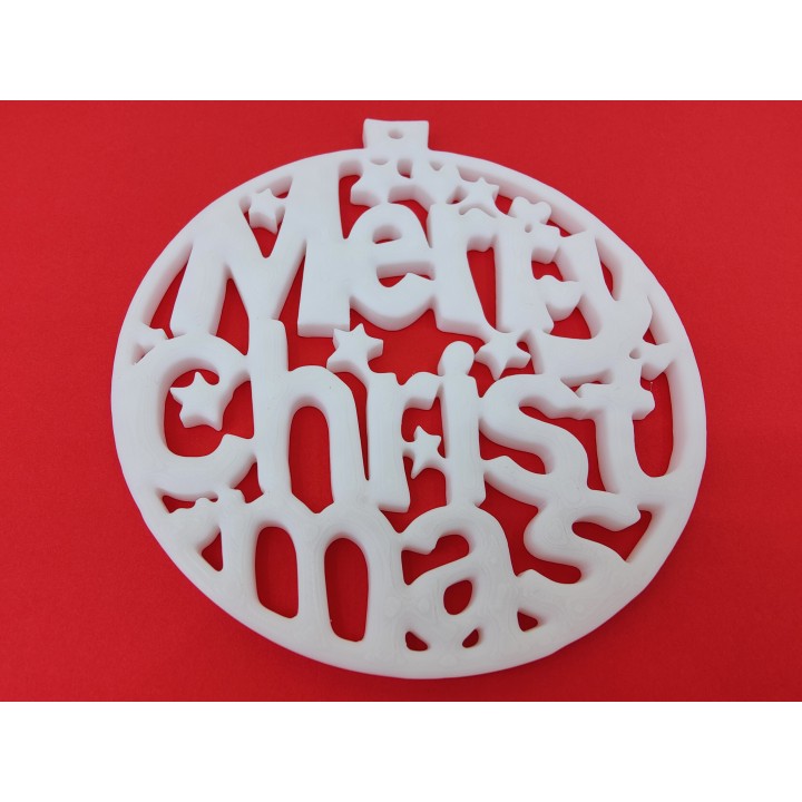 Bombka "Merry Christmas" - zawieszka