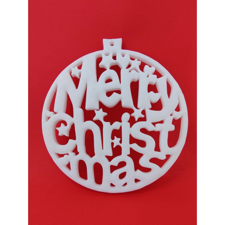 Bombka "Merry Christmas" - zawieszka