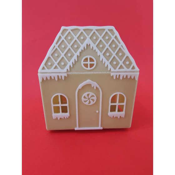 ZESTAW DOM/DOMKI ŚWIĄTECZNE 3 szt.