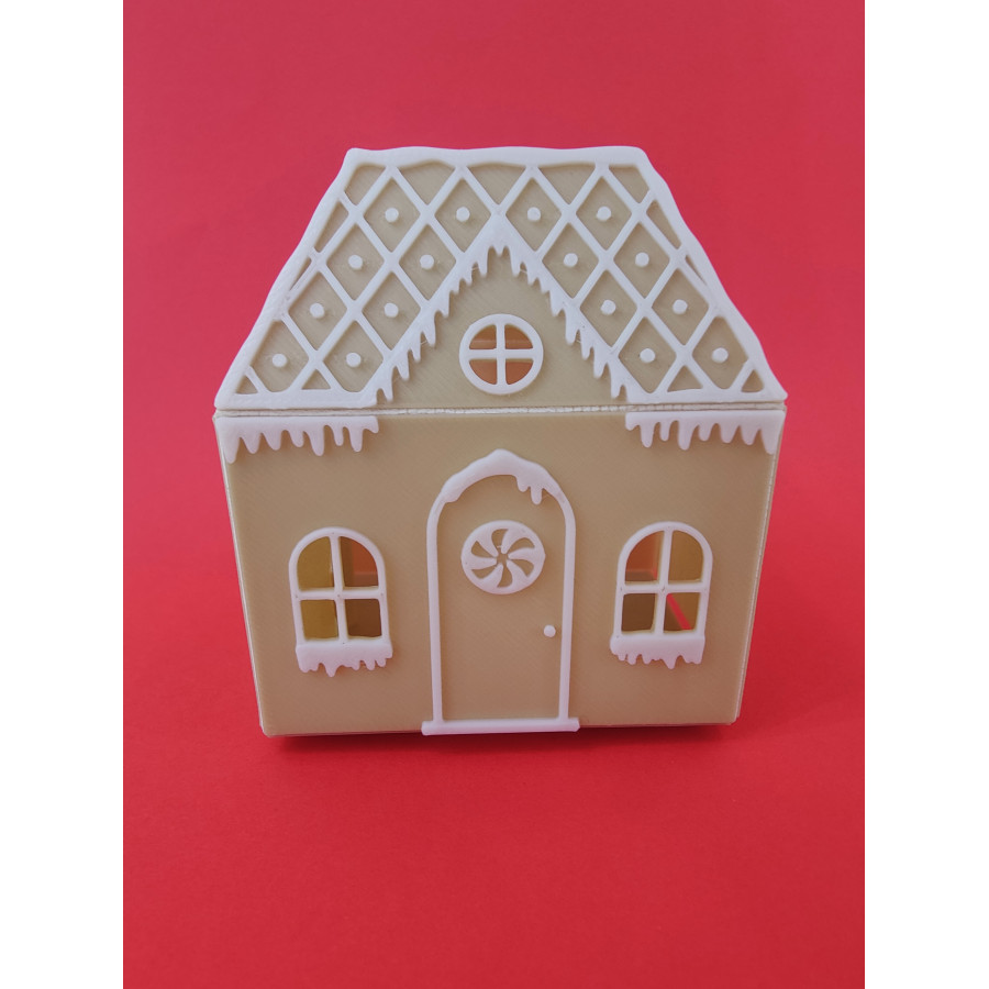 ZESTAW DOM/DOMKI ŚWIĄTECZNE 3 szt.