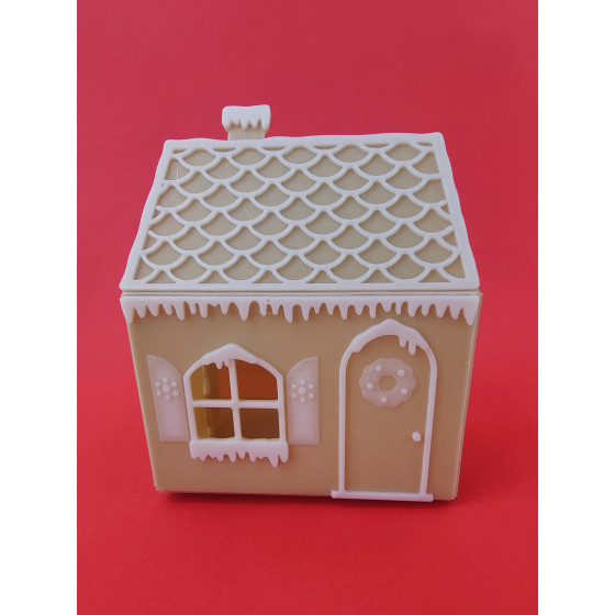 ZESTAW DOM/DOMKI ŚWIĄTECZNE 3 szt.