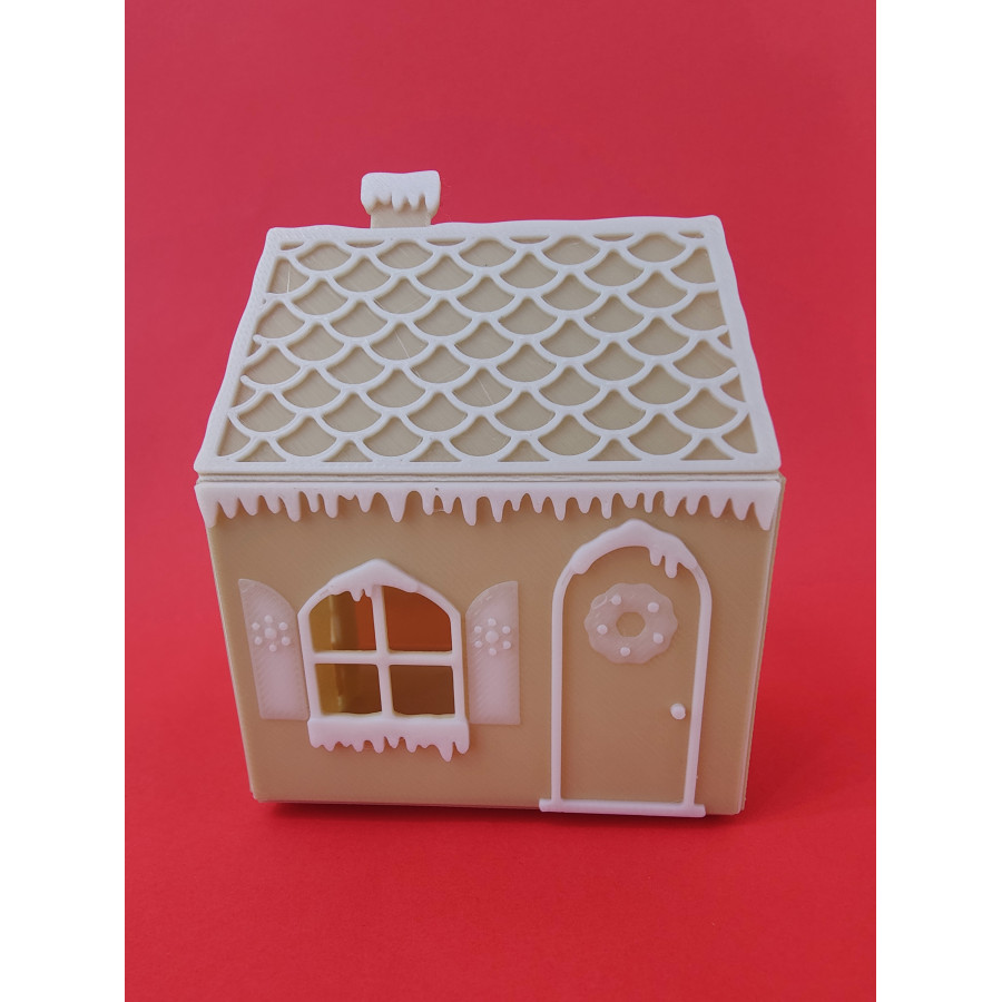 ZESTAW DOM/DOMKI ŚWIĄTECZNE 3 szt.