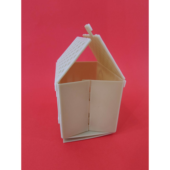 ZESTAW DOM/DOMKI ŚWIĄTECZNE 3 szt.