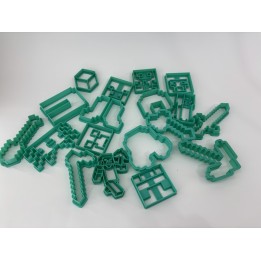 Minecraft - zestaw foremek (18 szt.)