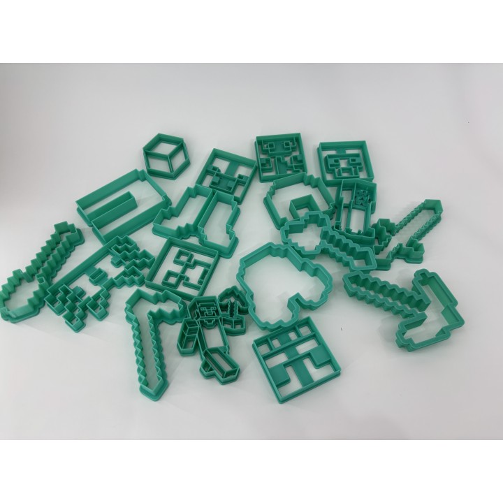Minecraft - zestaw foremek (18 szt.)