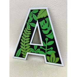 Litera A-Z (wzór 1, zieleń, 1 szt.)