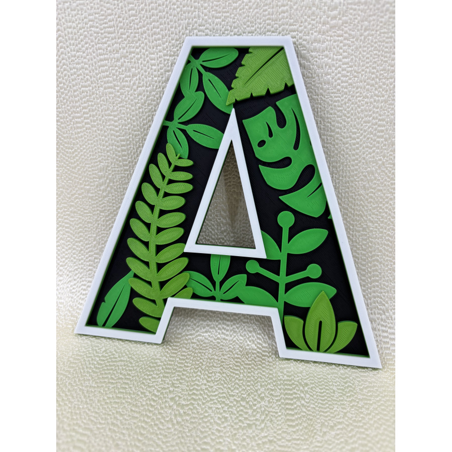 LITERA 1 szt. WZÓR NR 2 RÓŻ (A-Z)