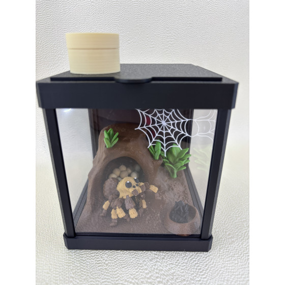 Terrarium z pająkiem Tarantosem + wyposażenie