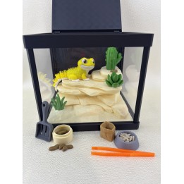 Jaszczurka Lulu - zestaw terrarium z wyposażeniem