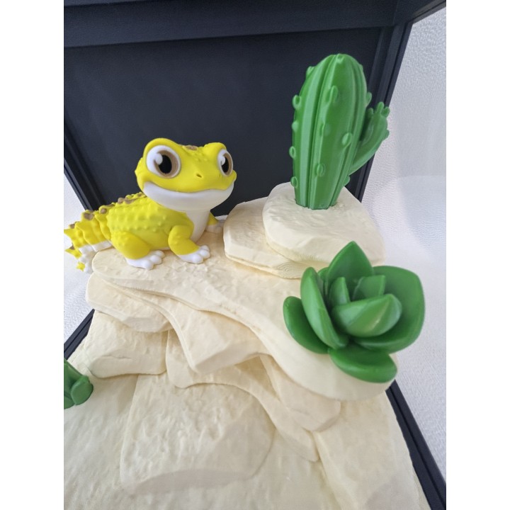 Jaszczurka Lulu - zestaw terrarium z wyposażeniem