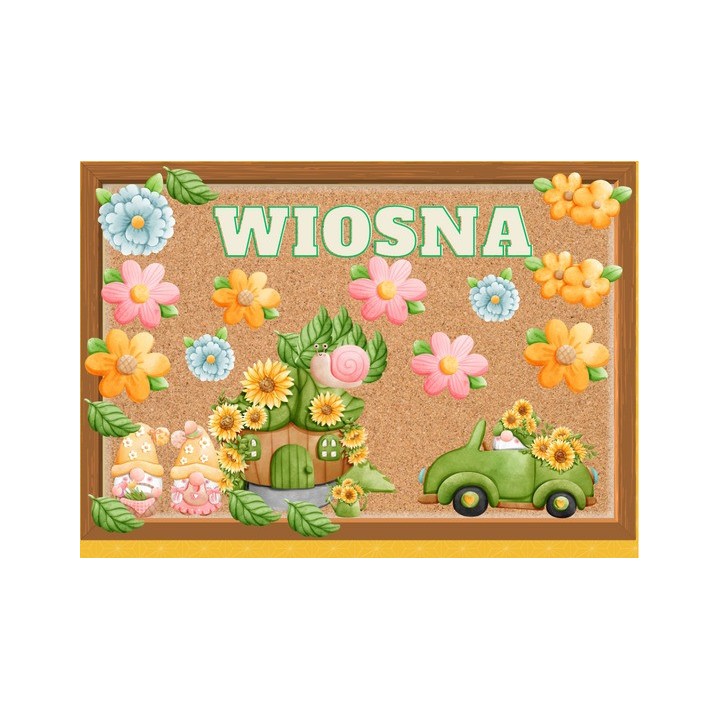 Wiosenna dekoracja - pakiet PDF