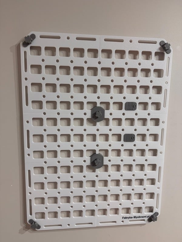 Panel montażowy - wersja biała